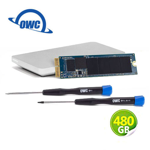 OWC Aura N 480GB NVMe 完整Mac升級套件 SSD 含工具及Envoy Pro 外接盒 (OWCS3DAB2MB05K)