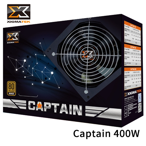 Xigmatek Captain 400W 80plus 銅牌 電源供應器 EN42944