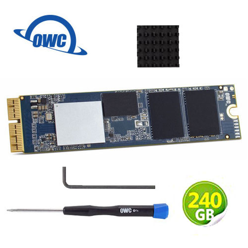 OWC AURA PRO X2 240GB NVMe Mac專用 SSD 升級套件 含工具及散熱片 (OWCS3DAPT4MP02P)