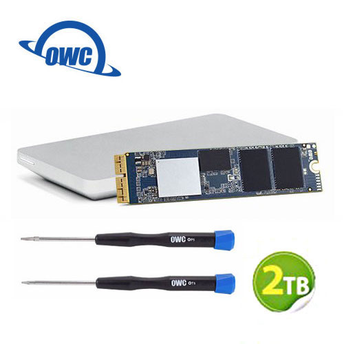 OWC AURA PRO X2 2.0TB NVMe SSD 完整升級套件 含工具及Envoy PRO外接盒 (OWCS3DAPT4MB20K)