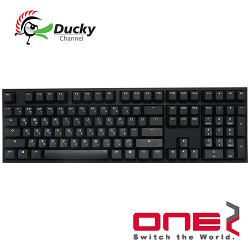 Ducky One 2 魅影黑 Phantom PBT 二色成型 Cherry 機械式鍵盤 靜音紅軸 銀軸 DKON1808