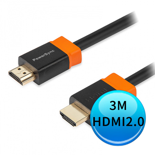 PowerSync 群加 HDMI2.0 3M 高清影音傳輸線 H2GBR0030