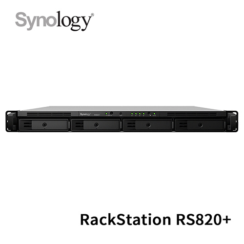 SYNOLOGY 群暉 RackStation RS820+​ 4Bay NAS 網路儲存伺服器