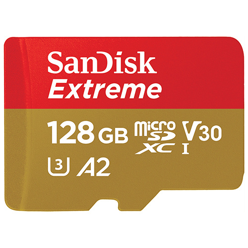 SanDisk Extreme microSDXC UHS-I V30 A2 128GB 記憶卡 不含轉卡 SDSQXA1-128G-GN6MN
