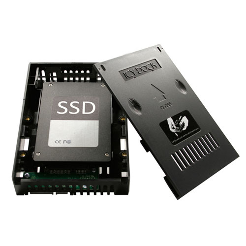 ICY DOCK 2.5轉3.5吋SATA SSD&硬碟轉接盒 MB882SP-1S-2B
