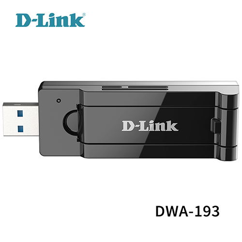 D-Link 友訊 DWA-193 AC1750 MU-MIMO 雙頻 USB 3.0 無線網路卡