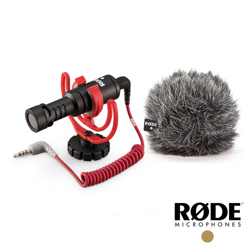 【防疫專區】 RODE Video Micro 直播用  指向性麥克風 (含兔毛) (RDVMICRO)