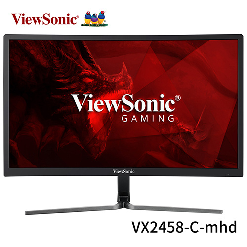 ViewSonic 優派 VX2458-C-mhd 24型 1080P 144Hz VA 1800R 曲面 電競 液晶 螢幕 顯示器