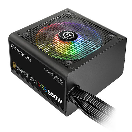 Thermaltake 曜越 Smart BX1 RGB 550W 80+ 銅牌 直出線 RGB 電源供應器 PS-SPR-0550NHFABT-1