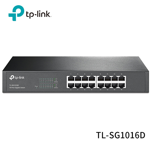 ★品質有保障, 價錢划算★TP-LINK TL-SG1016D 16埠Gigabit交換器 Switch
