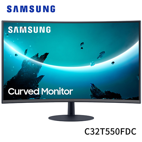 Samsung 三星 C32T550FDC 32型 75Hz 1080P 1000R曲面 VA面板 液晶 螢幕 顯示器