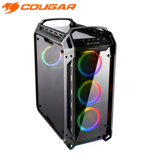<客訂產品 請先詢問客服>COUGAR 美洲獅 PANZER EVO RGB 電腦 機殼 四面全景鋼化玻璃