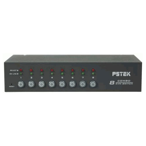  PSTEK 五角 CD-108D 8埠KVM切換器 電腦切換器