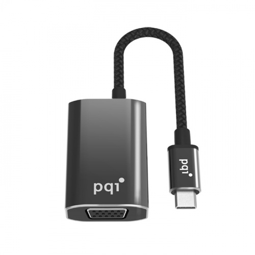 PQI Type- C USB-C to 轉 VGA Mini Adapter 轉接器