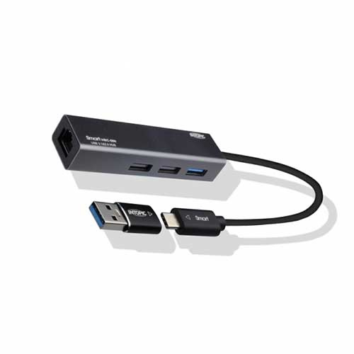 INTOPIC 廣鼎 HBC-580 USB Type-C接頭 RJ45 鋁合金 附USB-A轉接頭 集線器HUB