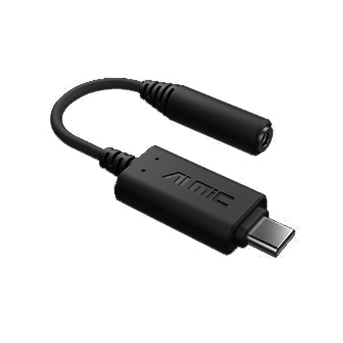 ASUS 華碩 AI Noise-Canceling Mic Adapter 外接式 降噪麥克風 音效卡 USB-C 轉 3.5mm 音源轉接