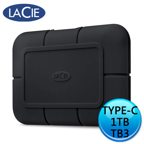LaCie Rugged SSD Pro 1T USB-C Thunderbolt 外接式固態硬碟 STHZ1000800