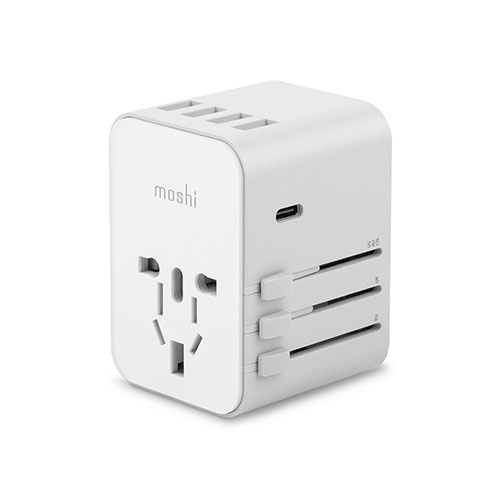 moshi 4 USB+USB-C 旅行用萬國轉接器 充電頭 轉接器 國際萬用 充電插座 99MO022156