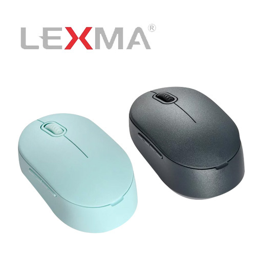 LEXMA M550R 2.4GHz 黑/藍 光學 無線 滑鼠
