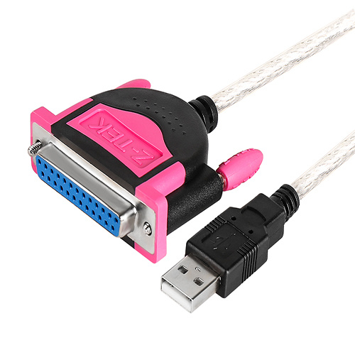 Z-TEK 力特 ZE396C USB TO RS232 25Pin 1.5M 1.5米 印表機連接線