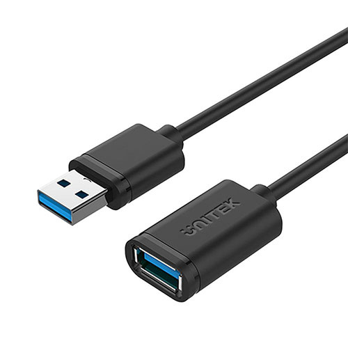 UNITEK 優越者 Y-C457GBK USB3.0 抗干擾傳輸延長線 1M 1米 黑色 U3 A公 TO A母 延長線