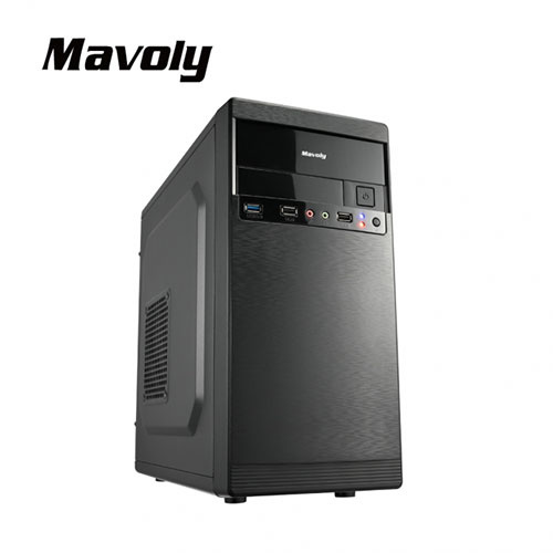 Mavoly 松聖 枇杷 mATX 黑化機殼 黑 USB3.0 0805BB