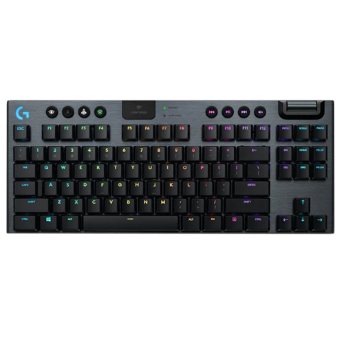 Logitech 羅技 G913 TKL TACTILE觸感茶軸 矮軸 中文 RGB 無線80%機械式遊戲鍵盤 黑色