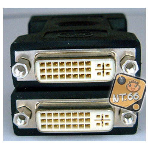 HDG-3 DVI24+5 母 對 DVI24+5母 轉接頭 一入裝