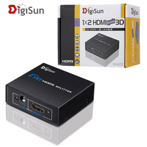 DigiSun VH612 3D HDMI一進二出分配器