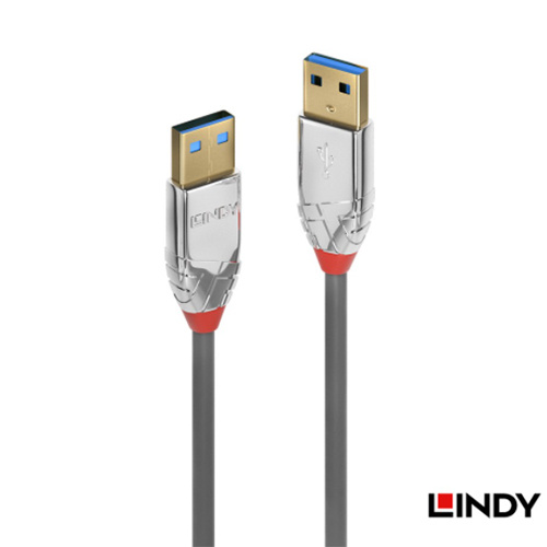 LINDY 林帝 36629 CROMO LINE USB3.0 TYPE-A 公 TO 公 傳輸線 5M