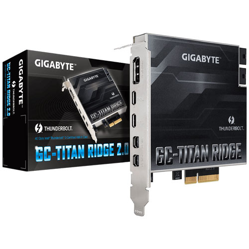 GIGABYTE 技嘉 GC-TITAN RIDGE rev. 2.0 Thunderbolt 3 擴充卡 限用具認證技嘉主機板