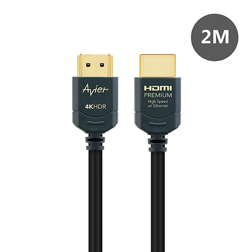 Avier Premium HDMI 超高清極速影音傳輸線 2M AVFH2020BKV