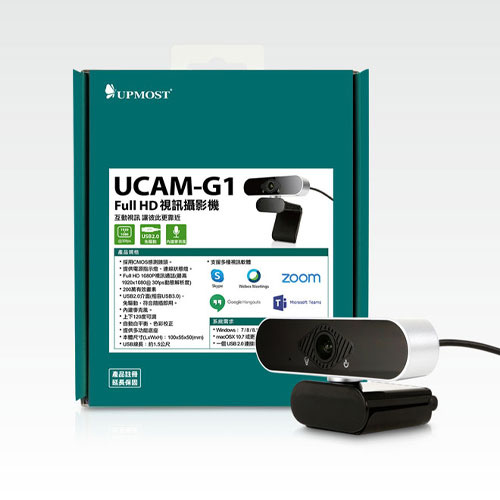 UPMOST 登昌恆 UCAM-G1 FHD WEBCAM 視訊攝影機