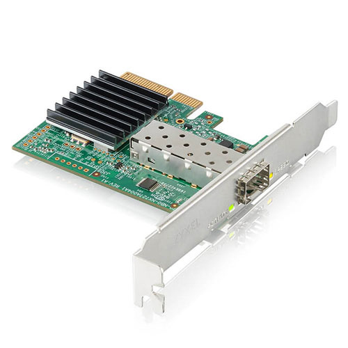 Zyxel 合勤 XGN100F 10Gb SFP+光纖 高速 PCIe3.0內接式有線網路卡 QoS擴充卡