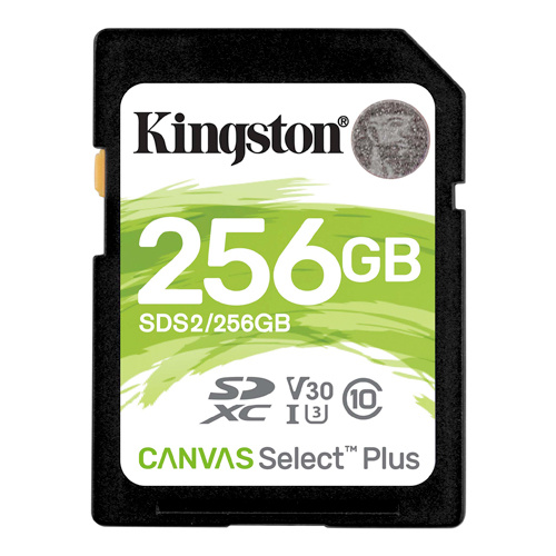 Kingston 金士頓 Canvas Select Plus SDXC 256GB 記憶卡(SDS2/256GB)