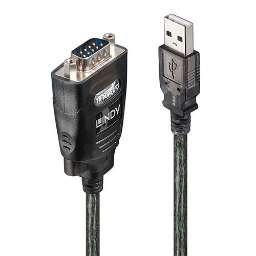 LINDY 林帝 42686 USB2.0 TO RS-232訊號轉接線 1.1M