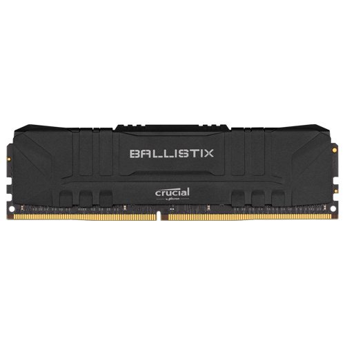 Micron 美光 Crucial Ballistix DDR4 3600 8GB 單支超頻桌上型記憶體 黑散熱片 BL8G36C16U4B