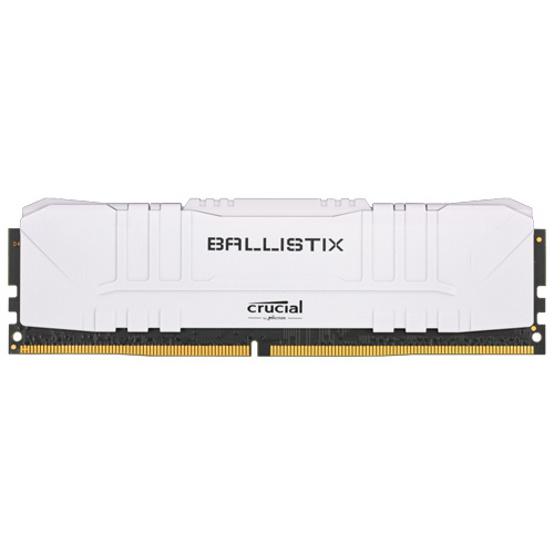 Micron 美光 Crucial Ballistix DDR4 3600 8G 單支超頻桌上型記憶體(白散熱片) BL8G36C16U4W