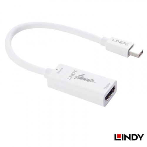 LINDY 林帝 41014 Mini DisplayPort 轉 HDMI 公對母 轉換器