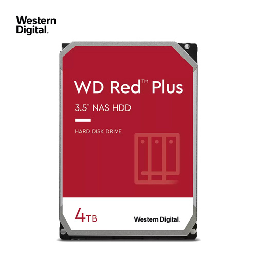 WD 威騰 4TB 3.5吋 紅標 Plus 128M快取 5400轉 NAS專用 內接硬碟 WD40EFZX