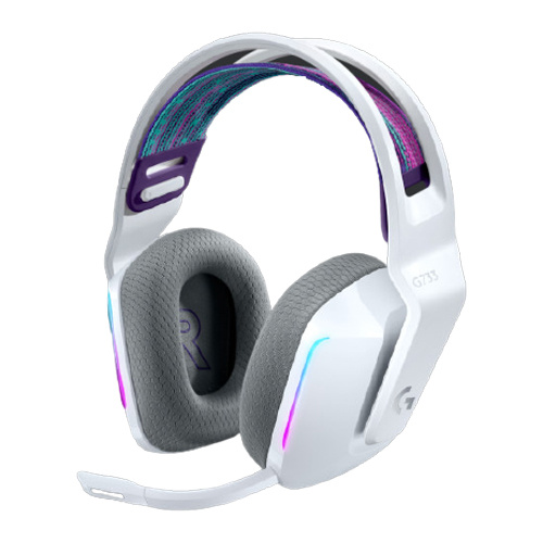 Logitech 羅技 G733 LIGHTSPEED 無線 RGB 遊戲 耳機麥克風 白色