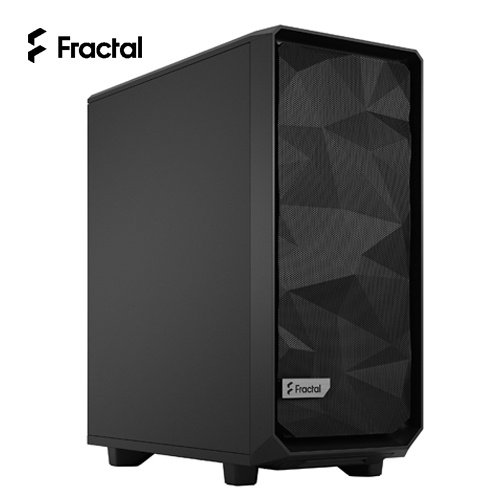 Fractal Design Meshify 2 Compact Black Solid 靜音 ATX 電腦機殼 無透光 全黑化 FD-C-MES2C-01