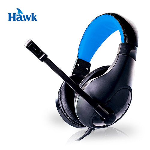 【防疫專區】 Hawk 浩客 G1500 頭戴式 電競 耳機麥克風 03-HGE1500BB 附贈Y型3.5mm轉電腦音訊用轉接線