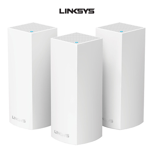 Linksys Velop AC6600 WiFi 三頻 網狀路由器 3入組 WHW0303-AH 支援MU-MIMO技術 有線Gigabit乙太網路連接埠*2