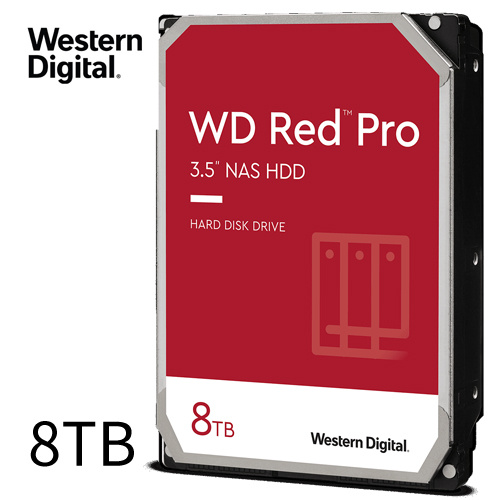 WD 威騰 紅標 Pro 8TB 3.5吋 NAS硬碟 WD8003FFBX 256MB/7200轉 5年保