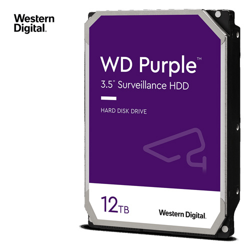 WD 威騰 紫標 1PURZ 12TB 3.5吋 SATA 監控硬碟 WD121PURZ 256MB/7200轉/3年保