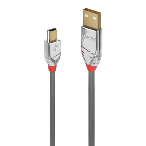 LINDY 林帝 36632 CROMO 2M 2米 USB2.0 Type-A 公 對 Mini-B 公 傳輸線