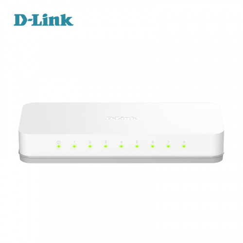 D-Link 友訊 DES-1008A 8埠10/100Mbps 桌上型 有線 網路交換器