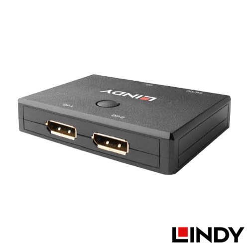 LINDY 林帝 DisplayPort 1.2 2埠 雙向切換器 (38414)