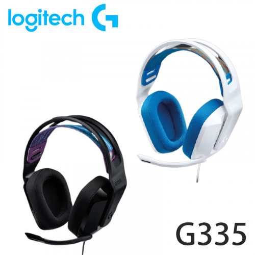 Logitech 羅技 G335 有線 輕量化 多平台支援 懸吊頭帶 電競 耳機 麥克風